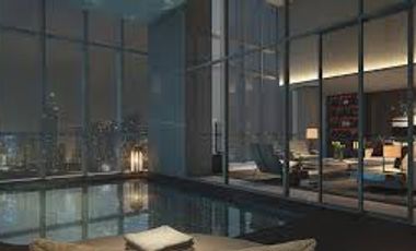 PARK CENTRAL TOWERS: South Tower, 4BR Aquaview Villa, 422 sqm, facing Urdaneta, 4 parking, P240M