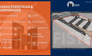 Terreno Industrial en VENTA dentro de Parque