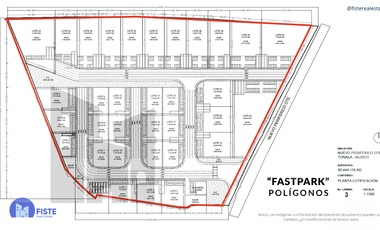 Terreno Industrial en VENTA dentro de Parque