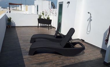 DEPARTAMENTO EN RENTA PUNTA ESTRELLA PLAYA DEL CARMEN, Q. ROO A 4 KM DE LA PLAYA