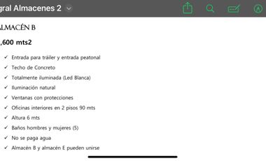 BODEGA EN RENTA CERCA DE CAPU Y CENTRAL DE ABASTO PUEBLA PUE.