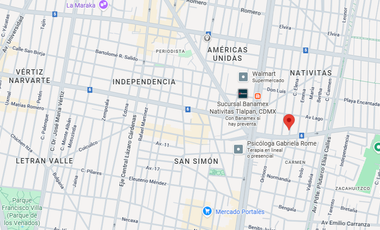 NO CREDITOS,  VENTA DE DEPARTAMENTO DE RECUPERACÍON HIPOTECARIA, NATIVITAS,BENITO JUAREZ ,CDMX