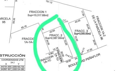 Terreno comercial en renta
