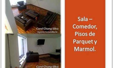 VENDO CASA DE 3PISO FRENTE A PARQUE SAN BORJA