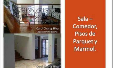 VENDO CASA DE 3PISO FRENTE A PARQUE SAN BORJA