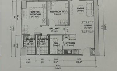East Bay Residences, 2 Bedroom Condo for Sale in Muntinlupa City