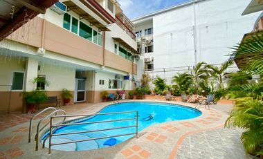 Alluring Apartment for rent with 1bedroom and common pool in Malabanias