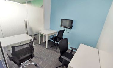 3 seater fully-serviced office in Ortigas Center, Pasig City