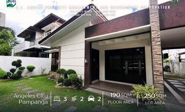 Spacious Semi Furnished 3 Bedroom House for Rent in an Exclusive Subdivision in Amsic Angeles City Pampanga near Clark Freeport Zone