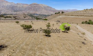 Parcelas con agua de riego y crédito directo, a 10 minutos de Vicuña. Desde $38 millones