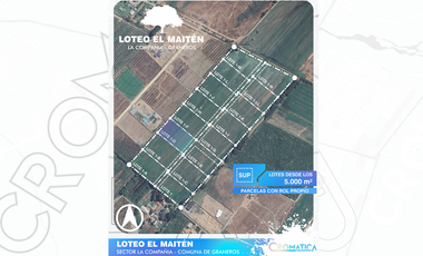 Venta Parcela 1-D En Loteo El Maitén, Sector La Compañía