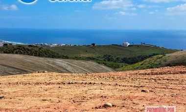 LOTES CON VISTA PANORÁMICA AL MAR A PIE DEL CERRO DEL CORONEL