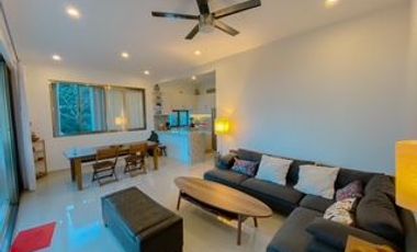 DEPARTAMENTO DE LUJO AMUEBLADO EN RENTA EN PUERTO MORELOS , A UNOS MINUTOS DEL HERMOSO MAS CARIBE