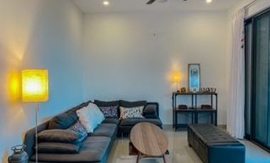 DEPARTAMENTO DE LUJO AMUEBLADO EN RENTA EN PUERTO MORELOS , A UNOS MINUTOS DEL HERMOSO MAS CARIBE