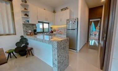 DEPARTAMENTO DE LUJO AMUEBLADO EN RENTA EN PUERTO MORELOS , A UNOS MINUTOS DEL HERMOSO MAS CARIBE