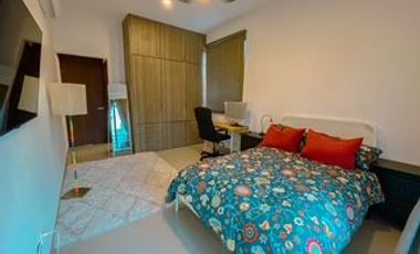 DEPARTAMENTO DE LUJO AMUEBLADO EN RENTA EN PUERTO MORELOS , A UNOS MINUTOS DEL HERMOSO MAS CARIBE