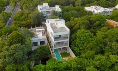 DEPARTAMENTO DE LUJO AMUEBLADO EN RENTA EN PUERTO MORELOS , A UNOS MINUTOS DEL HERMOSO MAS CARIBE