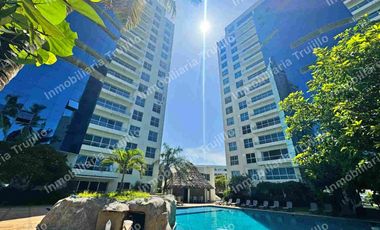 Rentó departamento frente al mar