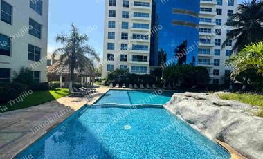 Rentó departamento frente al mar