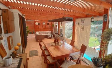 Casa Peñalolen 5 Dorm 3 Baños, piscina, Jumbo