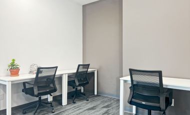 Alquiler de oficinas bellamente diseñadas para 3 personas en Puebla, Fratta Center