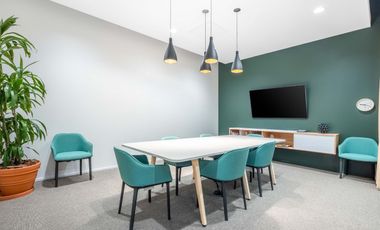 Alquiler de oficinas bellamente diseñadas para 5 personas en Puebla, Fratta Center