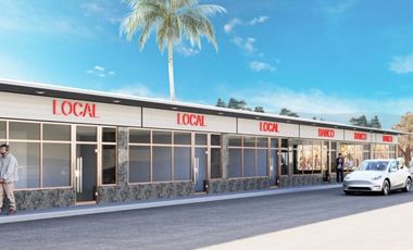 Se arriendan locales comerciales en nuevo Strip Center San Esteban desde 28m2 a 450 m2.
