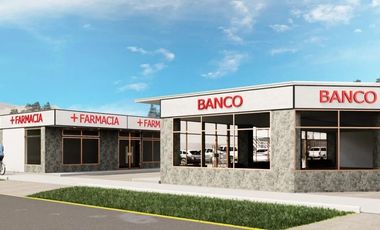 Se arriendan locales comerciales en nuevo Strip Center San Esteban desde 28m2 a 450 m2.