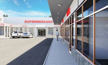 Se arriendan locales comerciales en nuevo Strip Center San Esteban desde 28m2 a 450 m2.