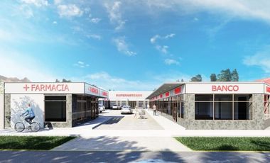 Se arriendan locales comerciales en nuevo Strip Center San Esteban desde 28m2 a 450 m2.