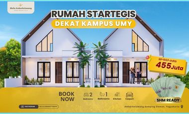 Rumah Murah Sleman Serasa Villa Ada Pos Security Jalan Wates Km 6