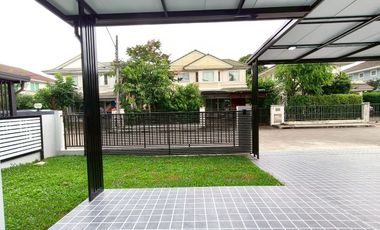 บ้านเดี่ยวลำลูกกา ถนนไสวประชาราษฎร์  ลำลูกกาคลองสี่ ปทุมธานี เขตติดต่อทำเลดี ระบบรักษาความปลอดภัย24 ชม ม.พฤกษ์ลดา2 ซอย 7/2