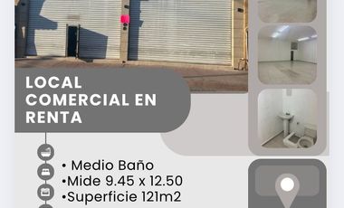 LOCAL EN RENTA CENTRO DE SAN FRANCISCO DEL RINCÓN, GUANAJUATO