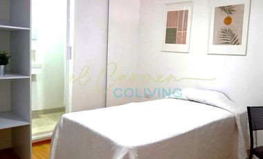 Renta Una Recámara Amueblada en Coliving, cerca Centro de Puebla