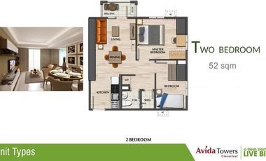 !!! REPRICED !!! 2BR with Balcony and Parking Fully Furnished Below Market Value