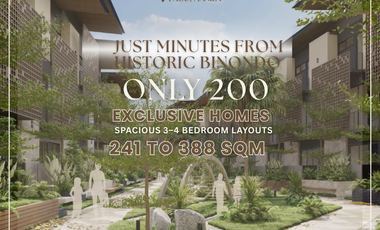 Limited Units Only! Prime Townhouse for Sale in Nila Residences Paco, Manila | Condo-Style Living