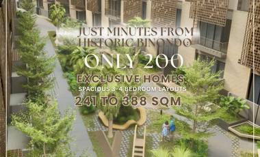 Paco Manila House Near Binondo at Nila Residences with Modern Amenities For Sale!