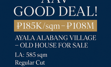 House for sale in Alabang, Muntinlupa City