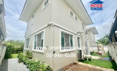 2-storey detached house, 52.5 sq m., Diamond Ville Village, Salaya, Borommaratchachonnani Road, Dao Thong Road, Phutthamonthon, Nakhon Pathom