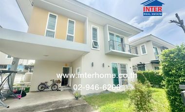 2-storey detached house, 52.5 sq m., Diamond Ville Village, Salaya, Borommaratchachonnani Road, Dao Thong Road, Phutthamonthon, Nakhon Pathom