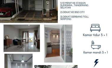 Rumah 2 Lantai di Griya Taman Executive Residence, Serua Tangerang