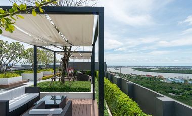 SF123 Aspire Erawan Tower B for sale, next to BTS Erawan. ➡️ Beautiful room ➡️ Open view