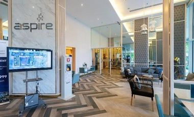 SF123 Aspire Erawan Tower B for sale, next to BTS Erawan. ➡️ Beautiful room ➡️ Open view