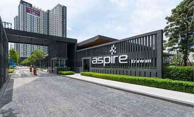 SF123 Aspire Erawan Tower B for sale, next to BTS Erawan. ➡️ Beautiful room ➡️ Open view