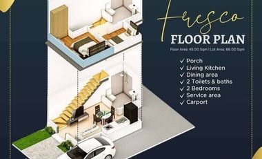 Affordable House for Sale - Intalio Estates Fresco Model Unit