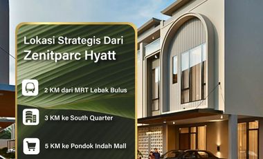 Rumah Mewah 2 Lantai Di Cirendeu Ciputat Dekat MRT Toll Lebak Bulus