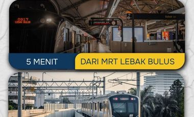Rumah Mewah 2 Lantai Di Cirendeu Ciputat Dekat MRT Toll Lebak Bulus