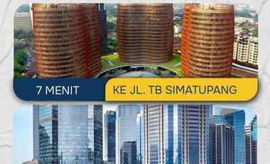 Rumah Mewah 2 Lantai Di Cirendeu Ciputat Dekat MRT Toll Lebak Bulus