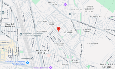 Departamento ubicado en Av. de los Arboles 29, U.H. Valle del Tenayo, 54147 Tlalnepantla, Méx.