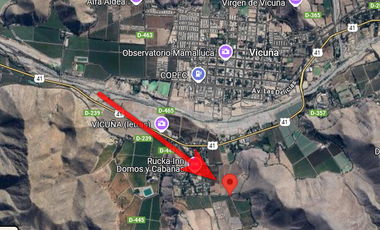 Parcelas  a 10 minutos de Vicuña. Electricidad y agua de riego. Entre $40 y $75 millones
